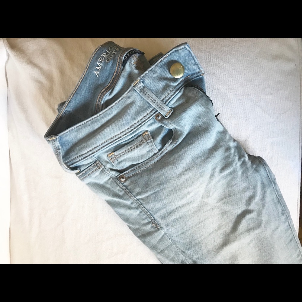 AE Super Super Stretch Kick Boot Jeans